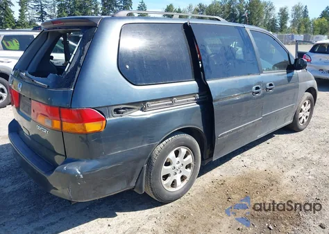 2003 Honda Odyssey Ex-L from USA, damaged, VIN 5FNRL18713B026134